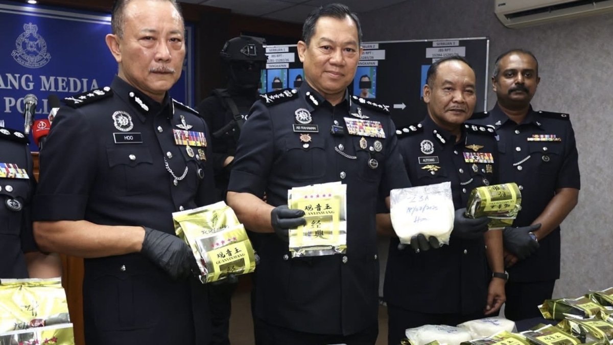 Drug Ring Dismantled in Johor Bahru: Eight Arrested Including 16-Year-Old in Grandfather's Vehicle