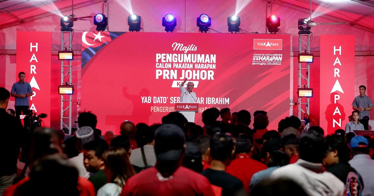Anwar warns against involving royal institutions in Johor state election