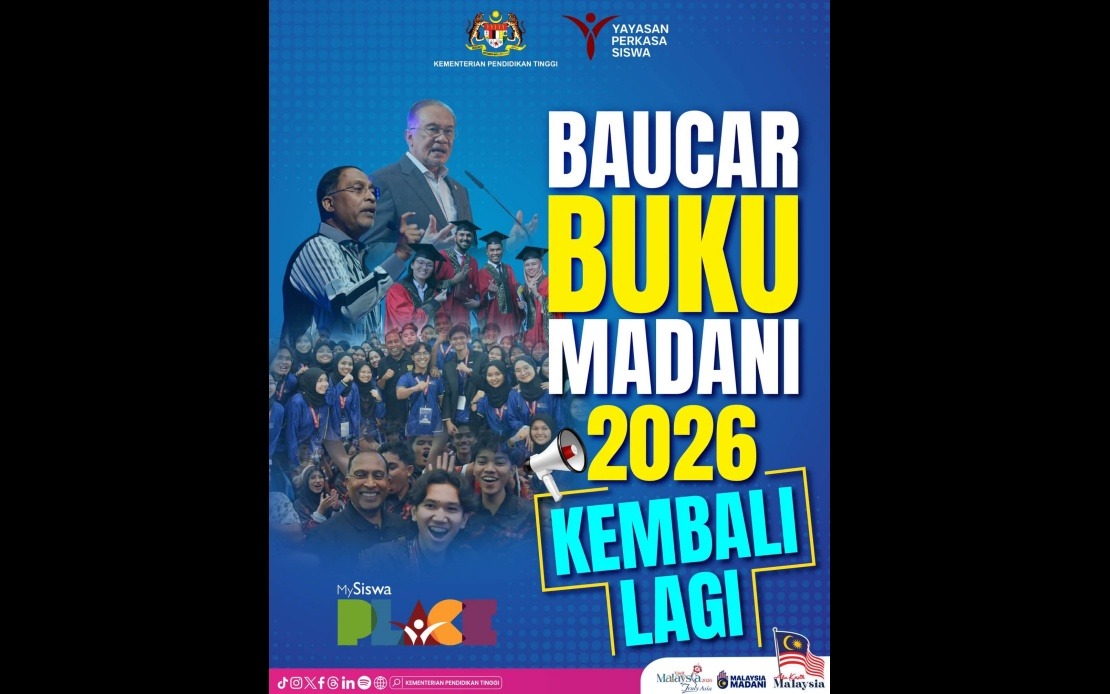 1.18 Million Malaysian Tertiary Students to Access RM100 MADANI Book Vouchers From July 15