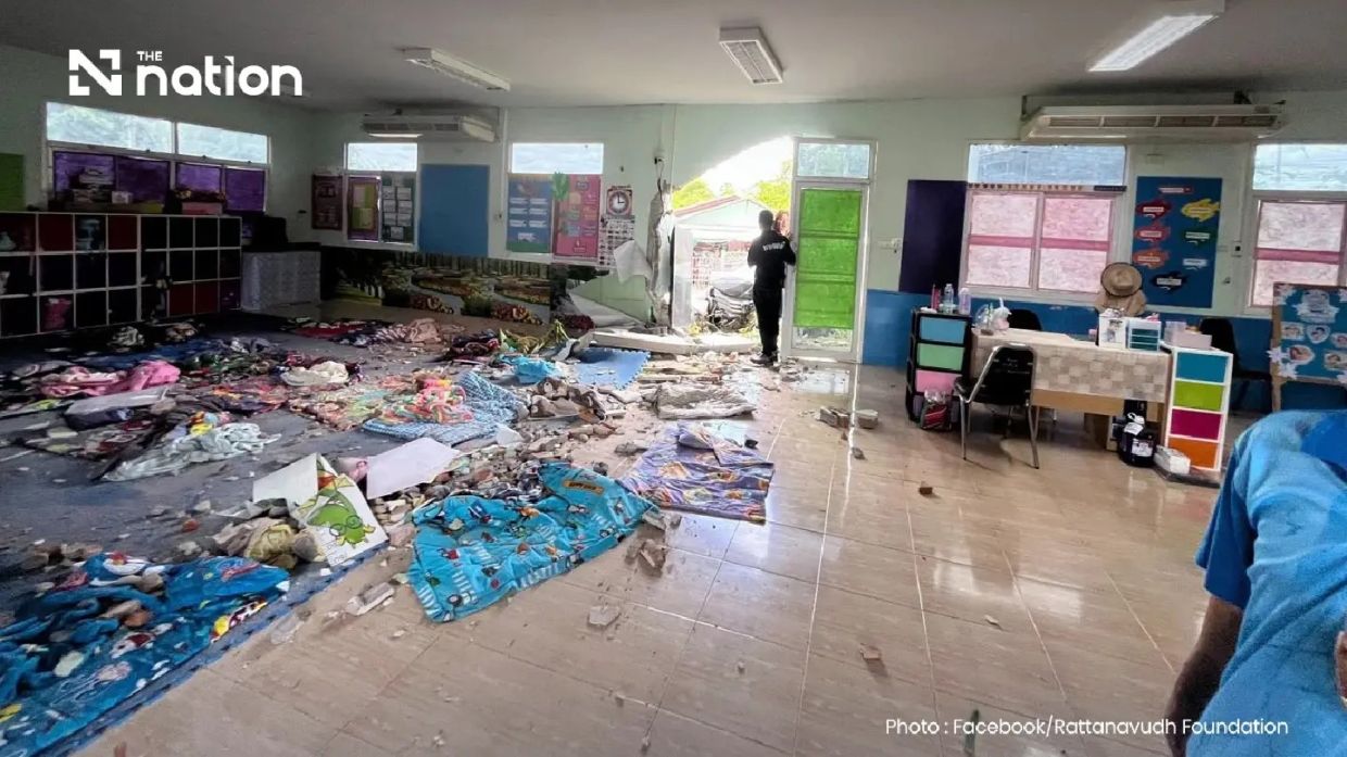 Car crashes into Thai childcare centre, injuring 15 children during afternoon rest