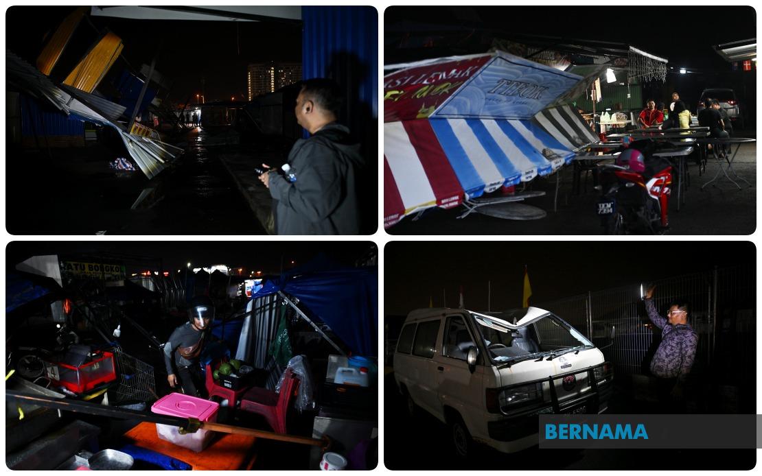 Devastating Storm Closes Kuching Night Market, Leaves Hundreds of Vendors Facing Heavy Losses