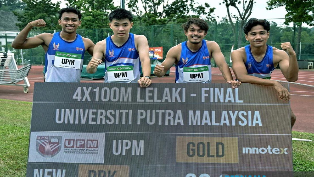 Aliff Iman Leads UPM Sprint Team To Historic SUKIPT 4x100m Record