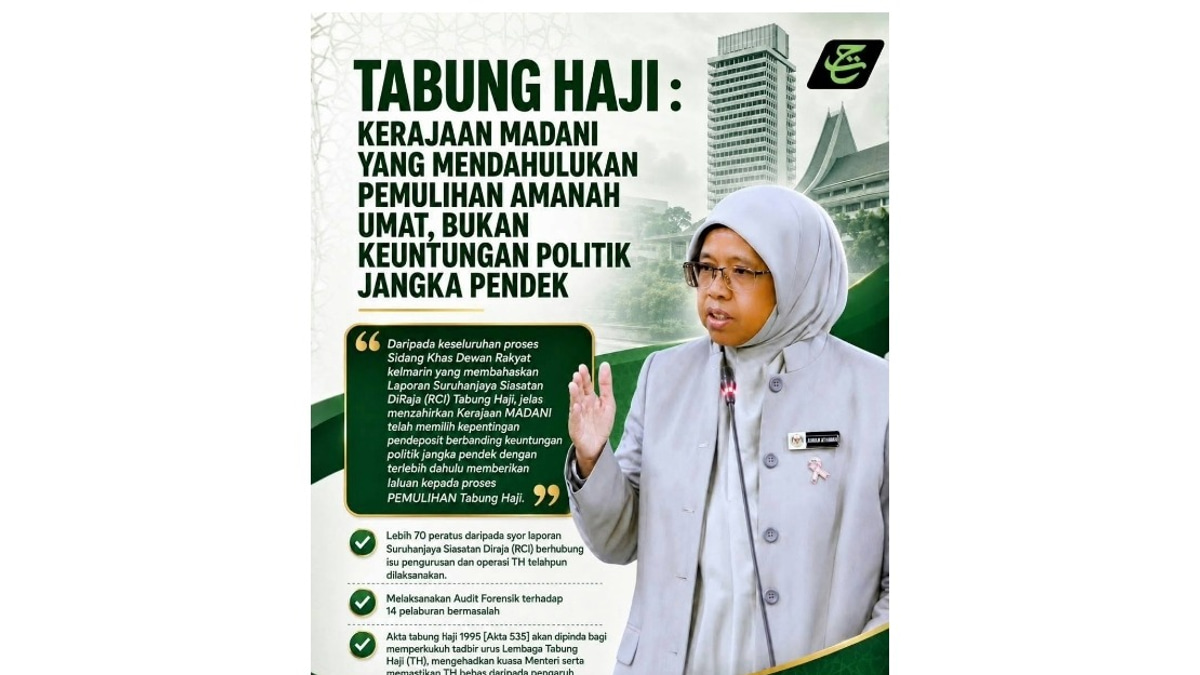 Tabung Haji Stability Takes Precedence Over Political Narrative, Says Deputy Minister