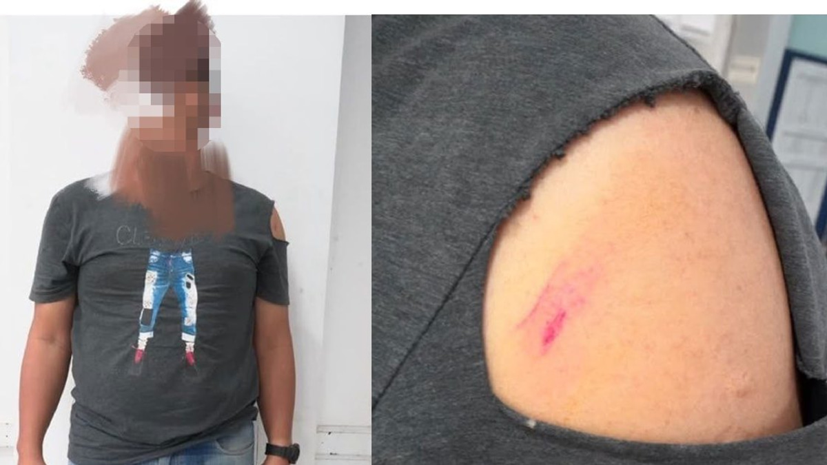 Man arrested for threatening police with parang during raid in Jeli