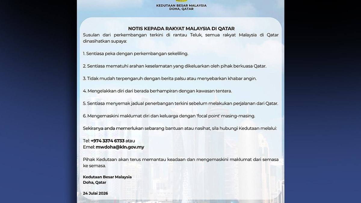Malaysians in Qatar Told to Heed Security Warnings Amid Gulf Tensions