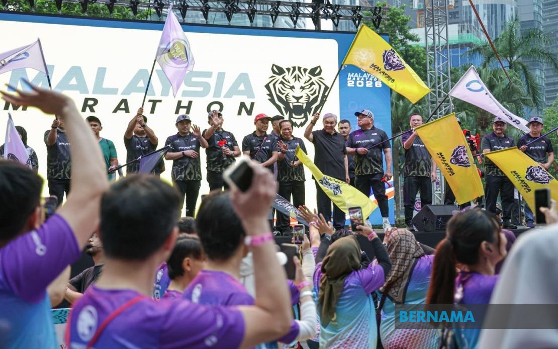 Ahmad Zahid Launches Malaysia Marathon 2026 with 10,000-Strong Fun Run