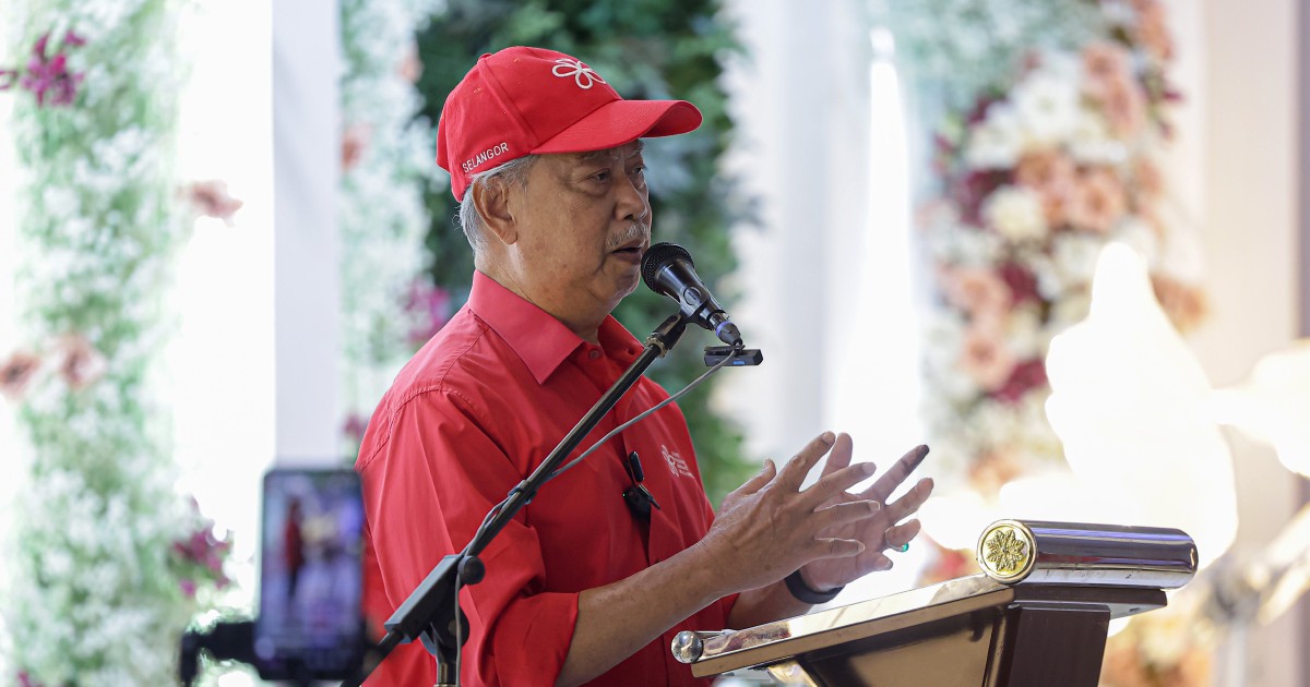 Muhyiddin Defends Bersatu's Negri Sembilan Campaign Against Umno's 'Spoiler' Jab