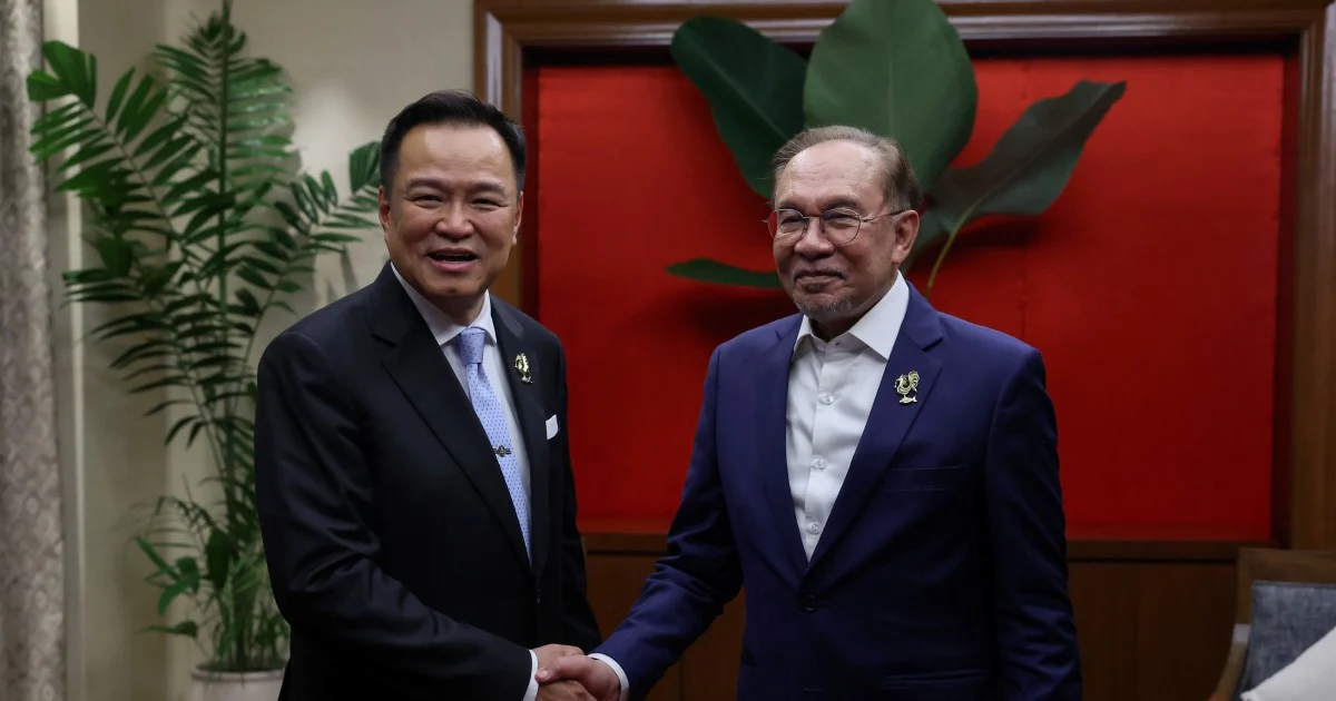 Thai PM Anutin to Visit Malaysia for Talks on Border Security and Trade