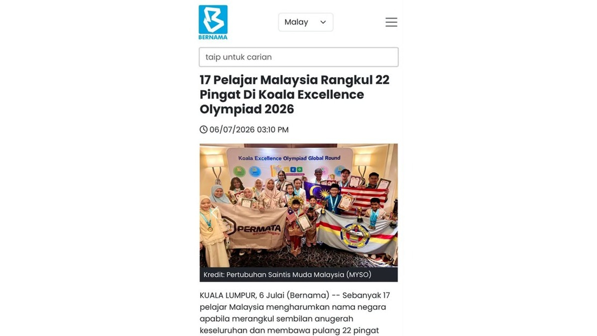 PM Anwar Praises 17 Malaysian Students for Strong Performance at KEO 2026 Global Finals