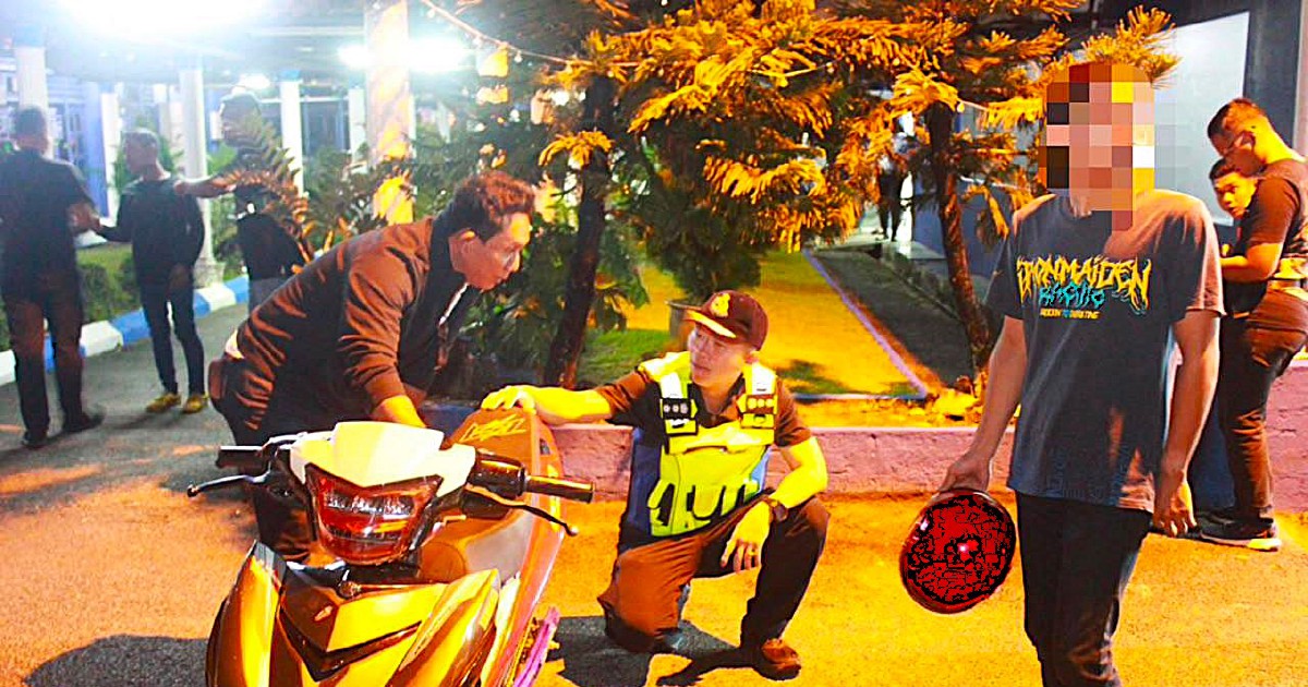 Seven Motorcycles Impounded as Klang Police Tackle Illegal Street Racing