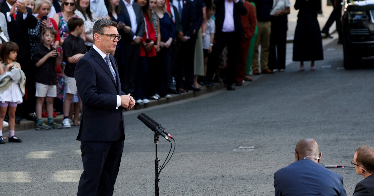 UK's Burnham moves swiftly to remake government with cabinet overhaul