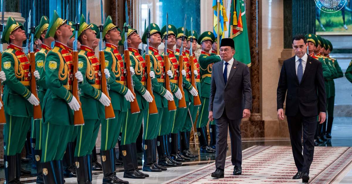 Anwar Receives State Welcome in Turkmenistan as Malaysia Deepens Central Asian Ties
