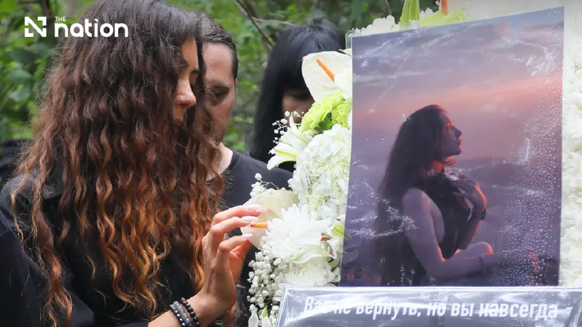 Russian siblings' mother expresses gratitude to Thailand at memorial service in Chon Buri