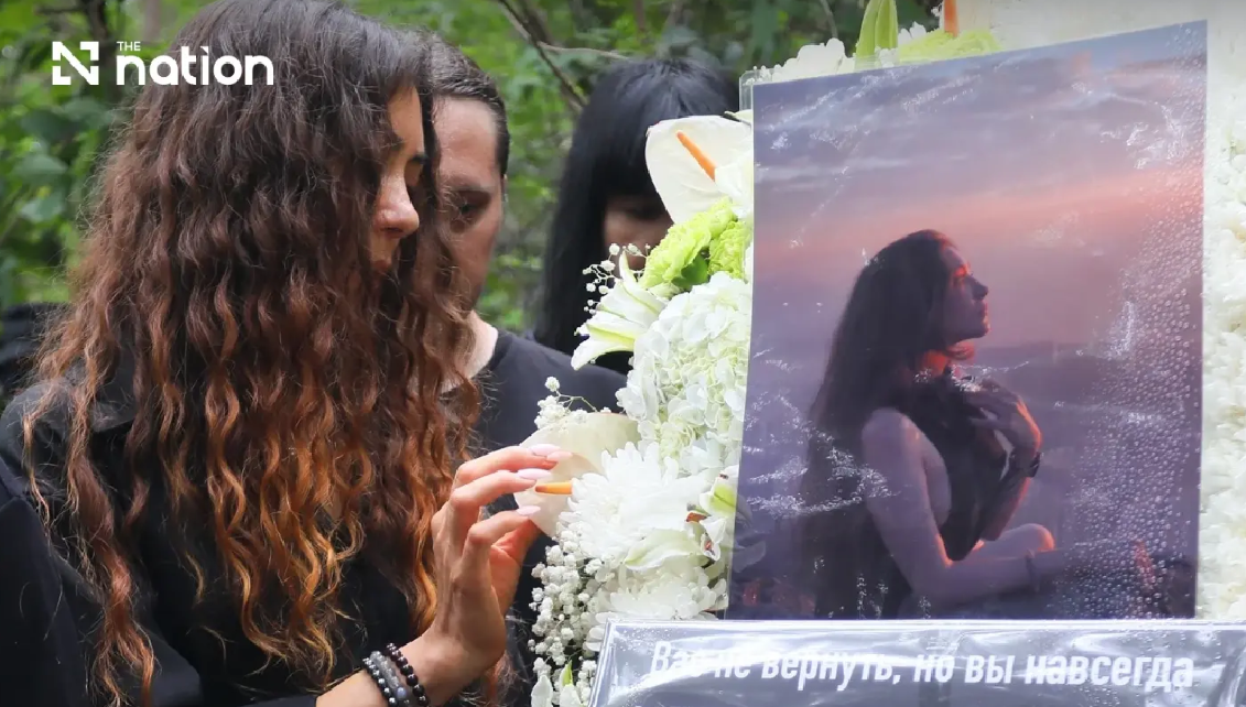 Russian siblings' mother expresses gratitude to Thailand at memorial service in Chon Buri
