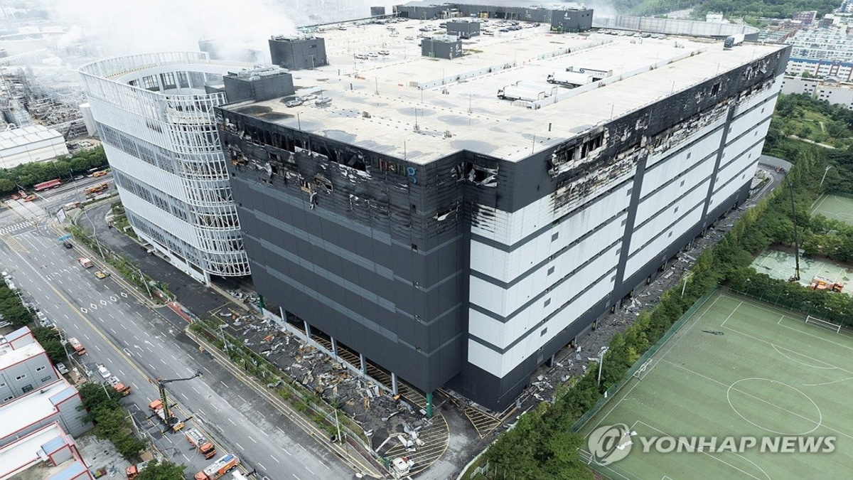 South Korean Warehouse Fire Brought Under Control After Two-and-a-Half Days