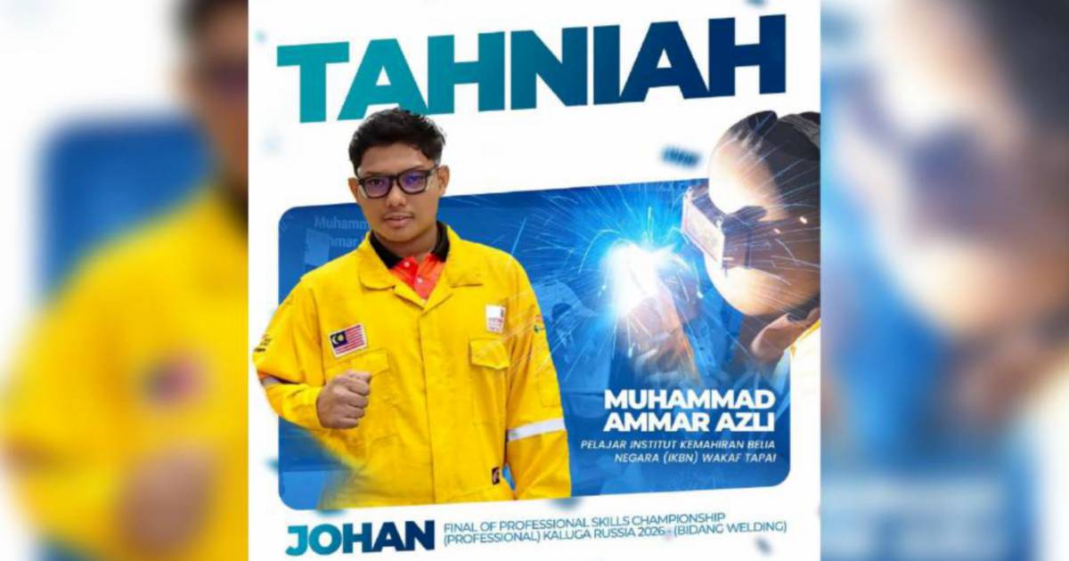 Ahmad Zahid Lauds Local Vocational Student's Welding Victory at Russian Skills Championship