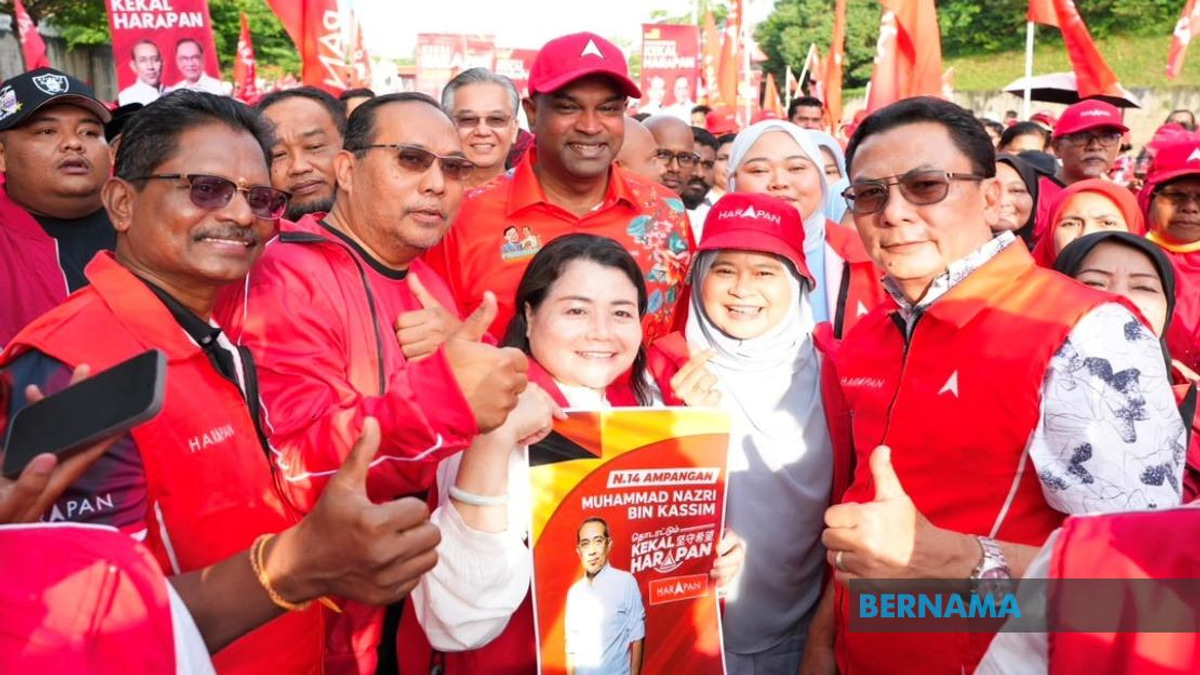 Ramanan, Sim Rally Support for Six Pakatan Harapan Candidates in Negeri Sembilan Election Push