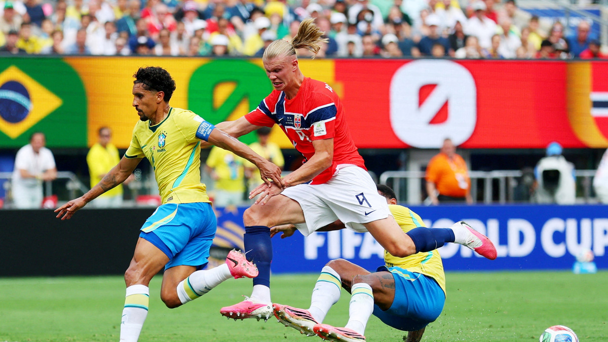 Haaland's Double Stuns Brazil as Norway Reaches World Cup Quarterfinals
