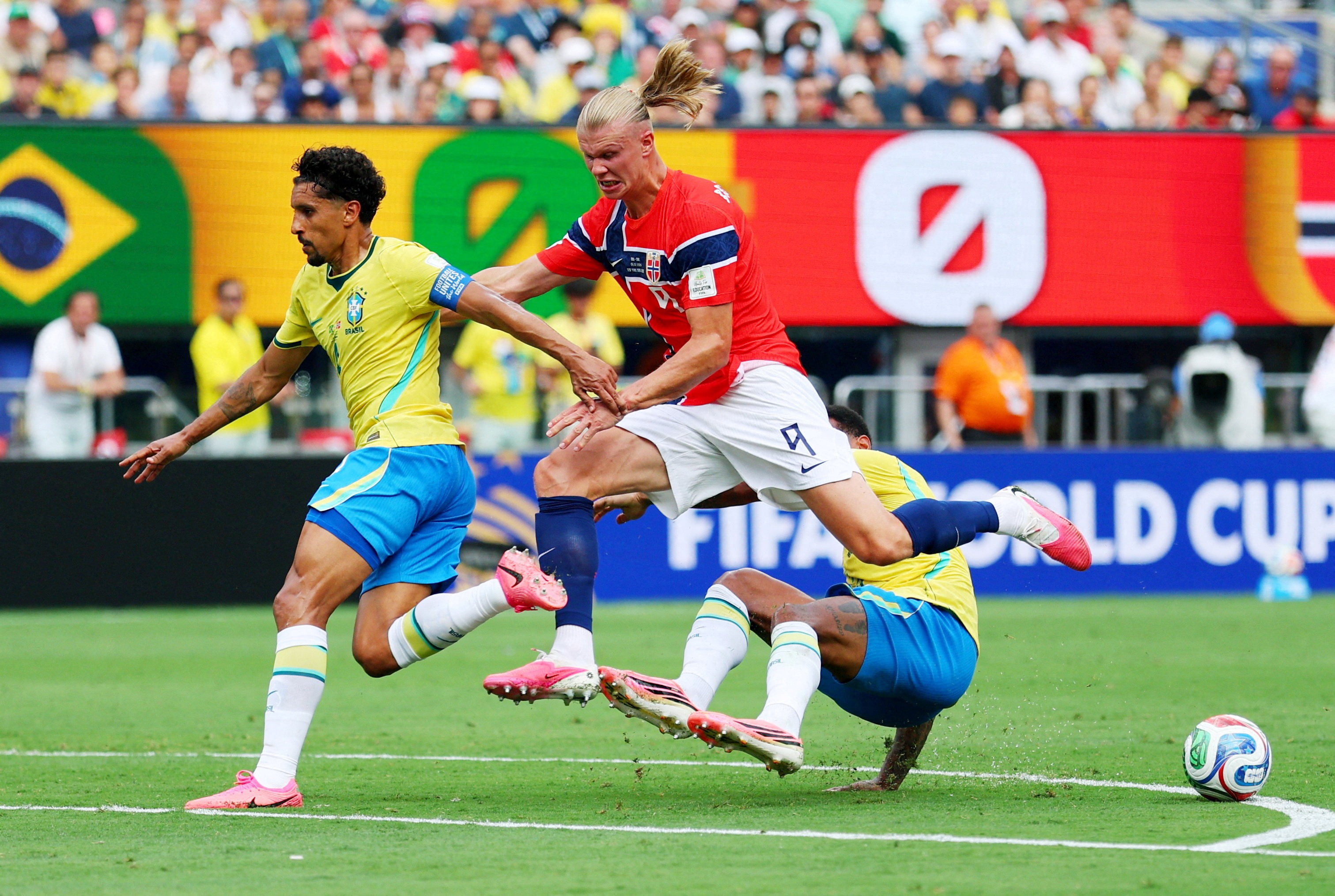 Haaland's Double Stuns Brazil as Norway Reaches World Cup Quarterfinals