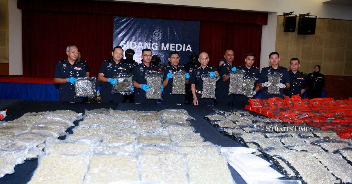 Major Drug Haul: Police Bust Six Trafficking Operations in Selangor, Arrest 12 Suspects