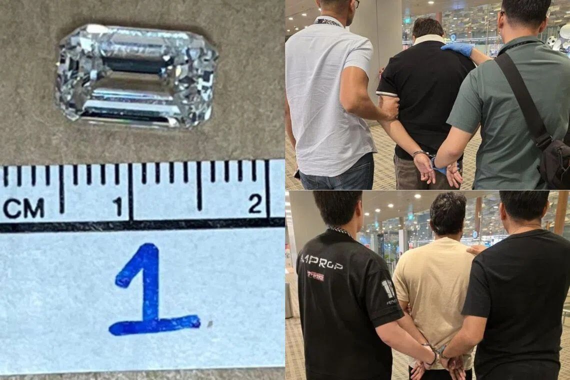 Indian tourist jailed for S$200,000 diamond heist at Singapore jewellery store
