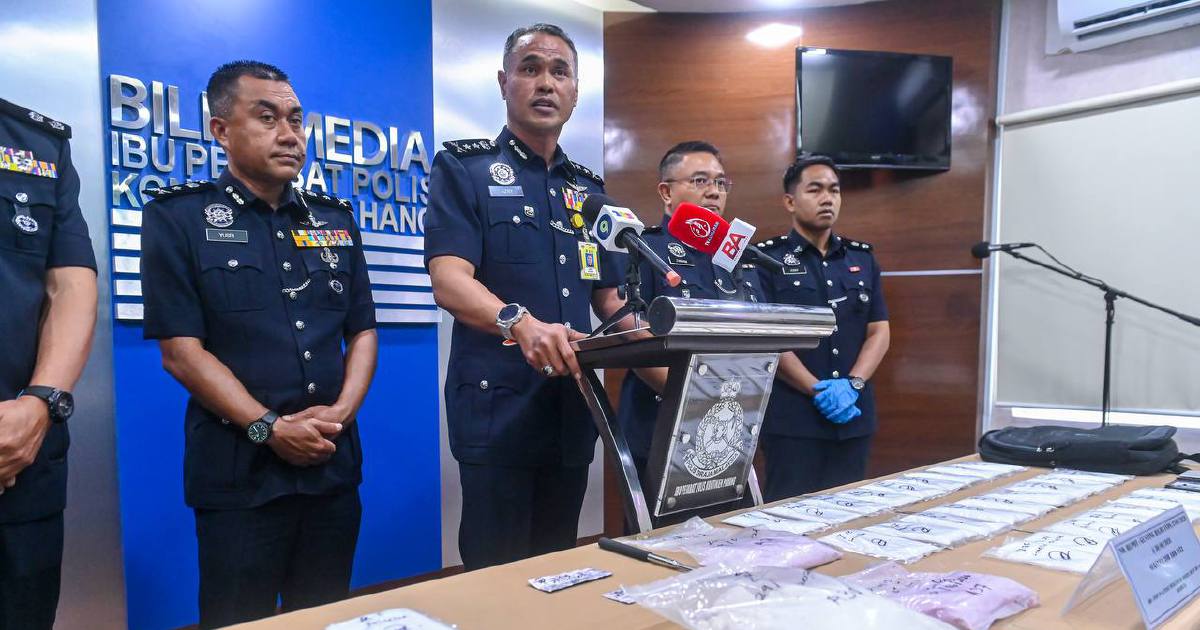 Thai Woman and Local Partner Held in Major RM728,000 Drug Seizure Near Bentong