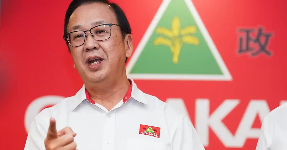 Gerakan Calls for Stronger PN Unity as Johor and Negeri Sembilan Head to Polls