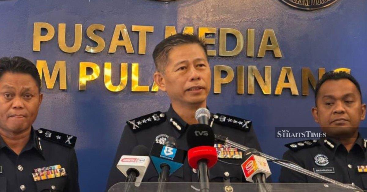 Penang police dismantle liquid methamphetamine operation, net RM450,000 in drugs