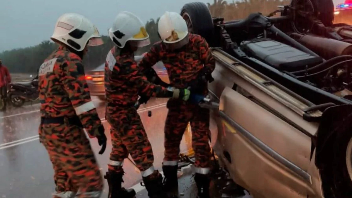 Two Sisters Among Four Dead in Pair of Pahang Collisions Within an Hour
