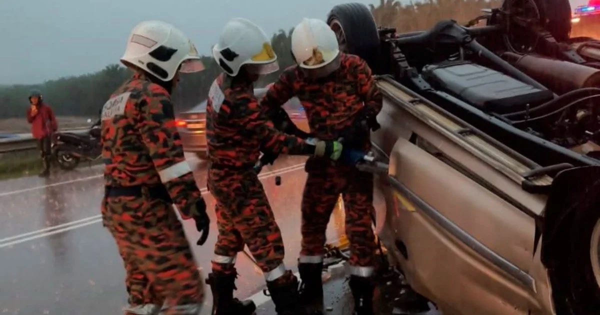 Two Sisters Among Four Dead in Pair of Pahang Collisions Within an Hour