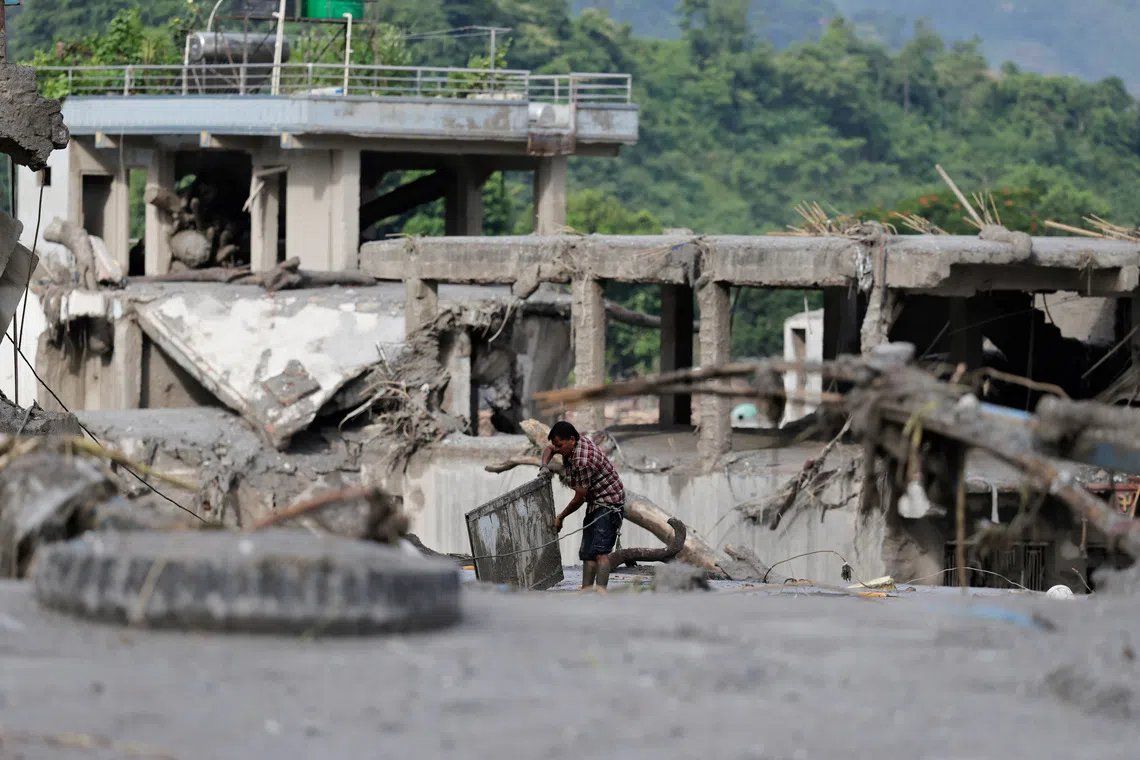 Nepal and China brace for secondary flooding threat as glacier disaster lakes risk catastrophic overflow