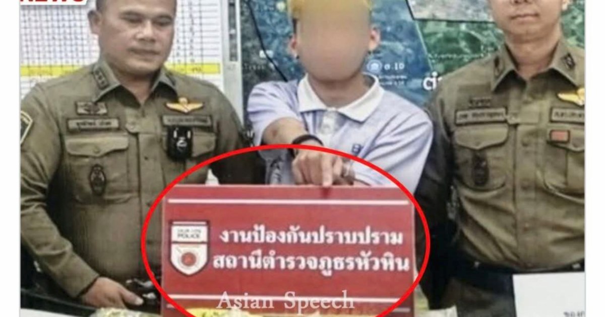 Malaysian arrested in Thailand with RM8 million syabu haul after checkpoint evasion attempt