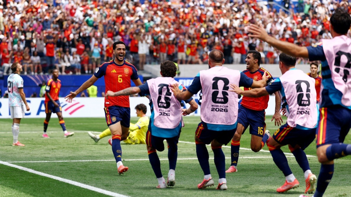 Merino's Late Strike Sends Spain Past Belgium Into World Cup Semi-Final Against France