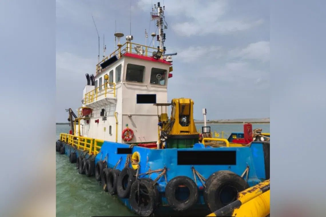 Eight tugboat crew members arrested for marine gas oil theft off Singapore's Tuas