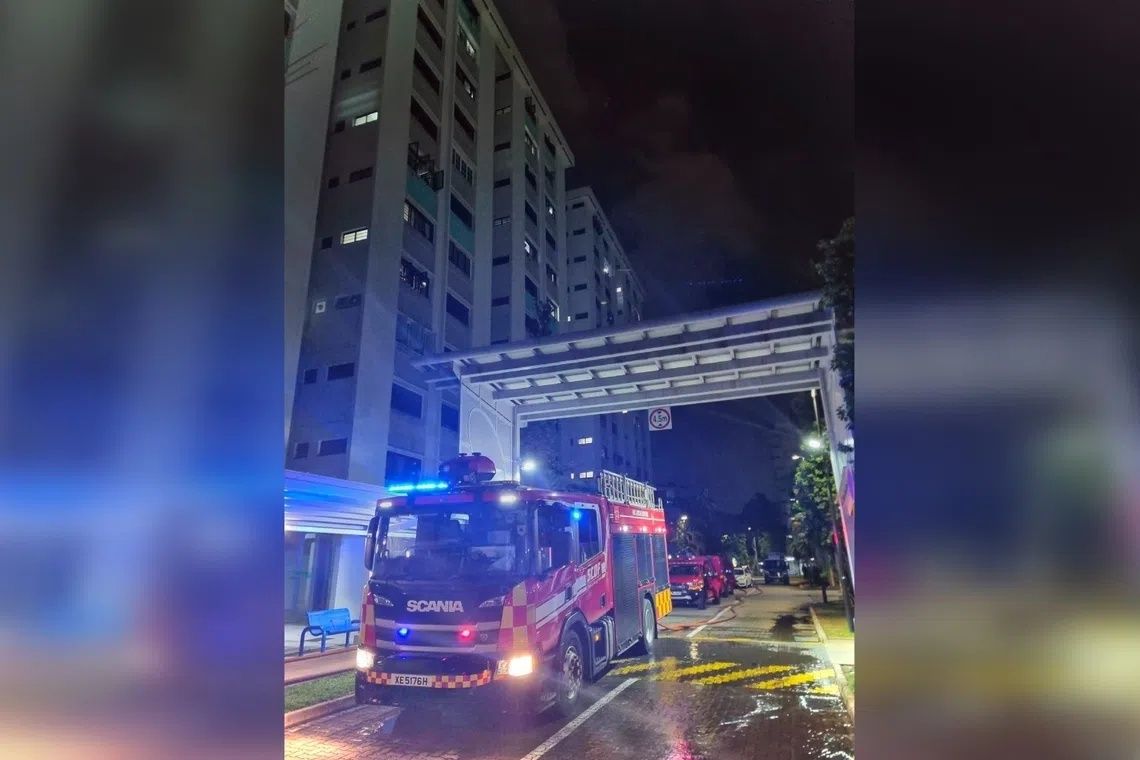 One killed, two firefighters injured in Clementi HDB blaze; investigation underway