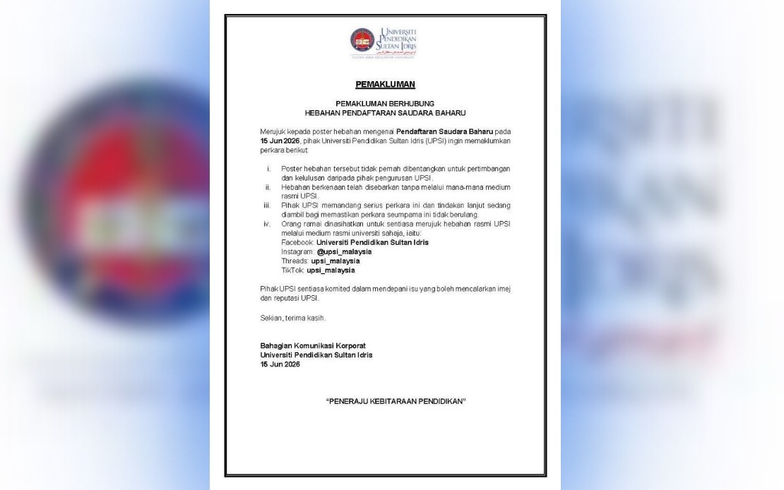 UPSI Disavows Viral 'New Muslim' Registration Poster Amid Social Media Controversy