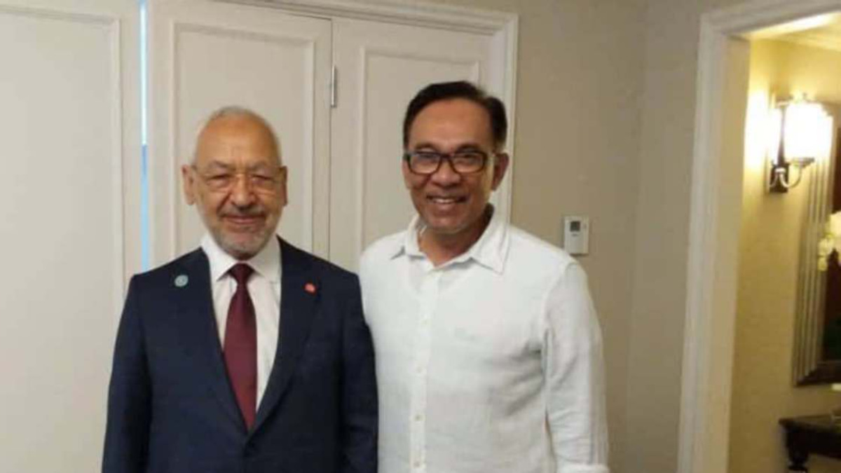 Anwar seeks Ghannouchi's release from Tunisia on humanitarian basis