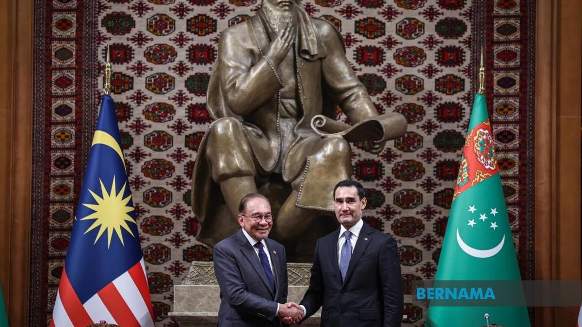 Malaysia and Turkmenistan Chart Course for Deeper Strategic Ties, Anwar Says