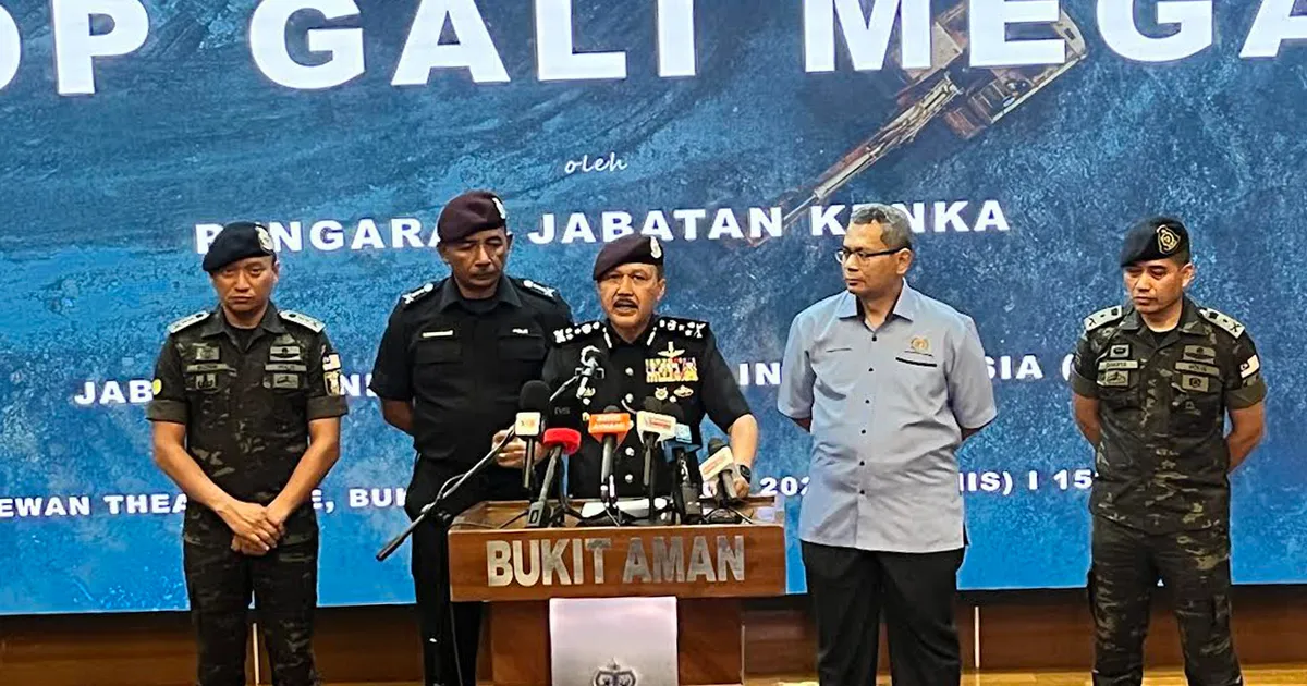 Massive Illegal Mining Crackdown Nets 99 Suspects, RM119 Million in Assets