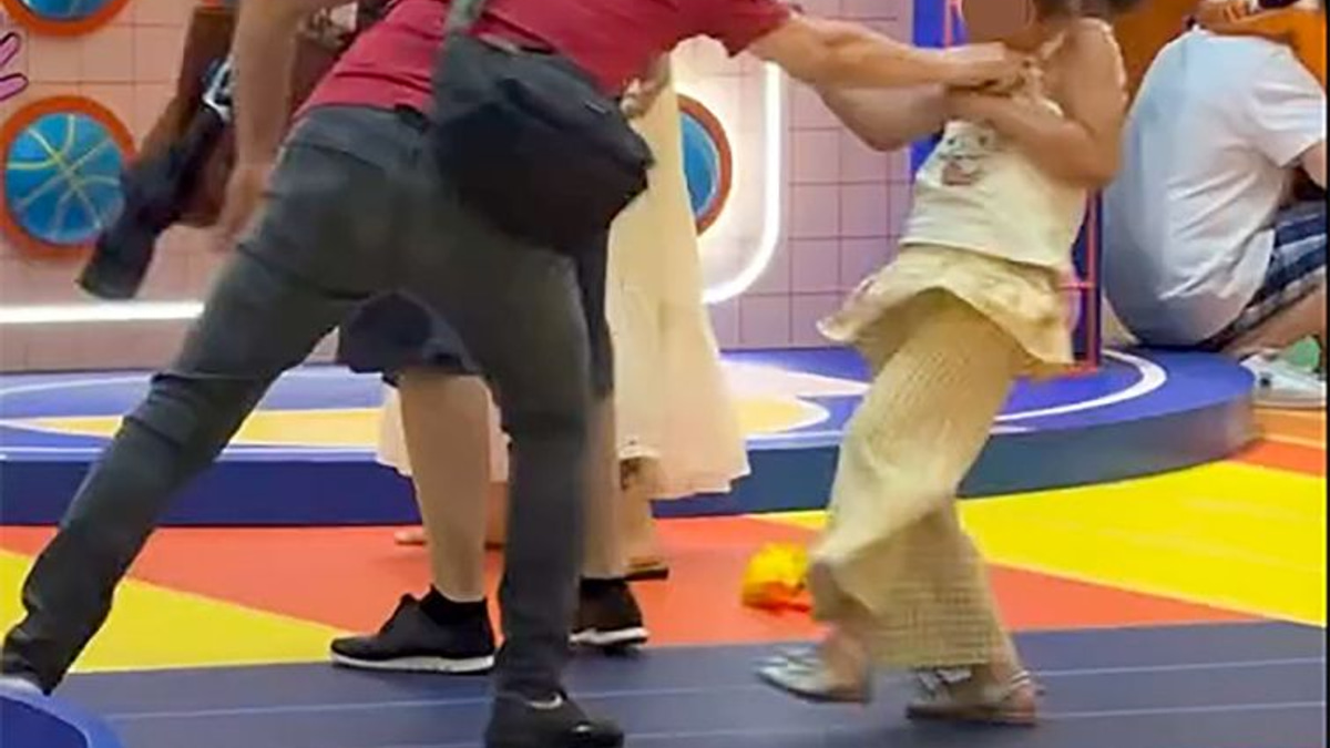 Two women arrested after violent confrontation at Hong Kong shopping centre play area