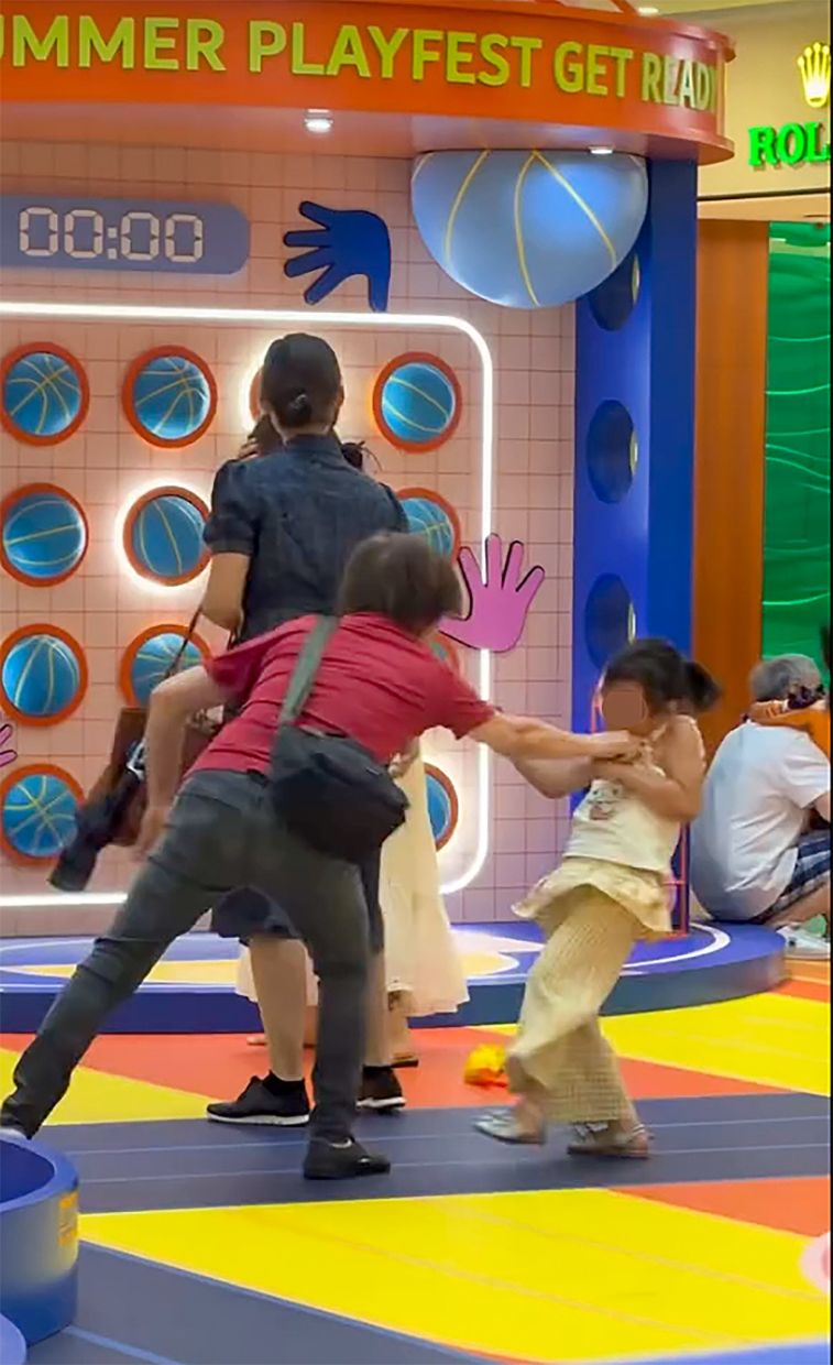 Two women arrested after violent confrontation at Hong Kong shopping centre play area