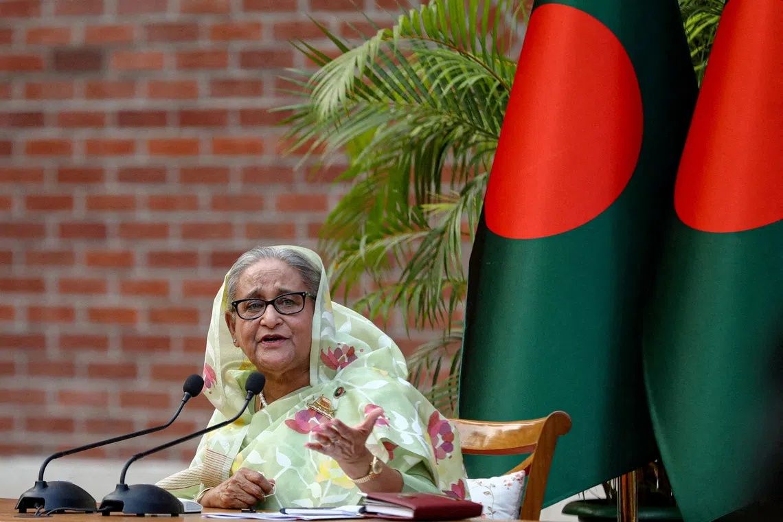 Bangladesh demands India clarify its position on exiled Hasina's planned New Delhi speech