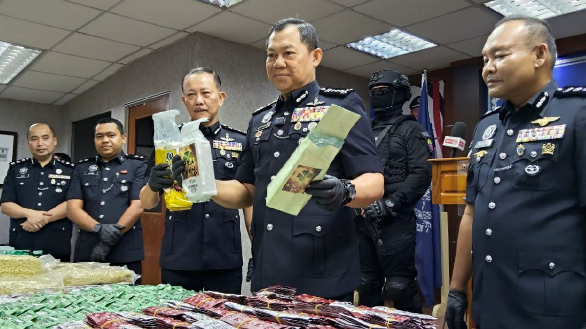 Police Dismantle Drug Syndicate With RM8.49 Million Haul in Masai Apartment