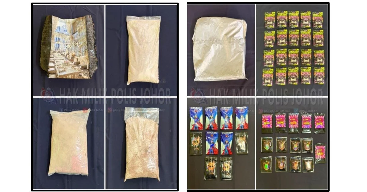 Couple arrested in RM3.59mil Johor drug bust