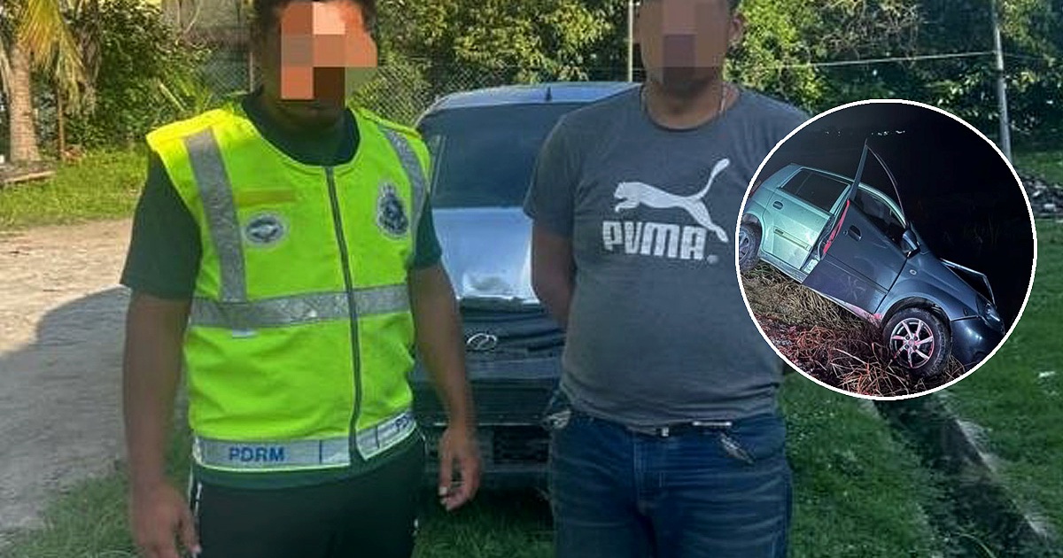 Man arrested after ramming GOF vehicle during high-speed pursuit in Kelantan