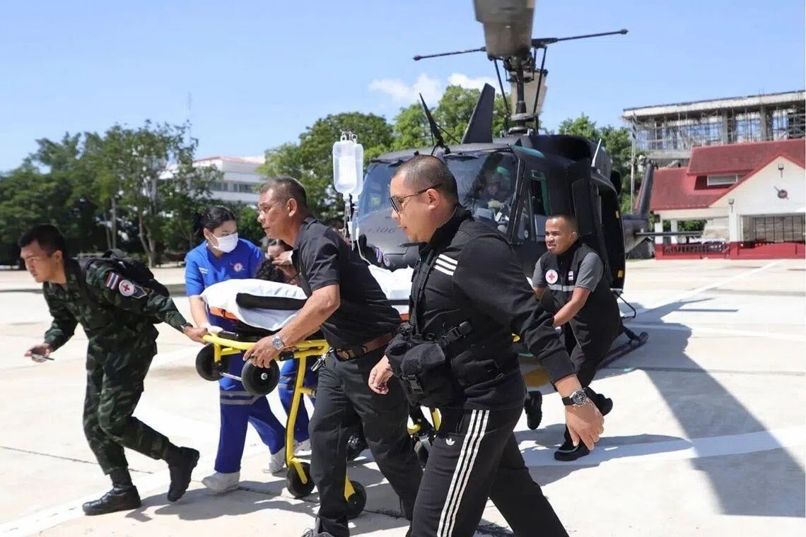 Twin bomb attacks wound dozen Thai police officers in volatile southern provinces