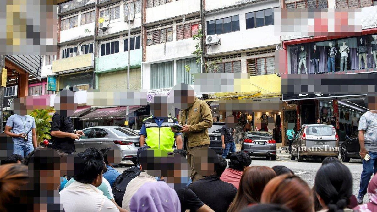 Immigration authorities arrest 111 undocumented migrants in major Jalan Kenanga enforcement operation