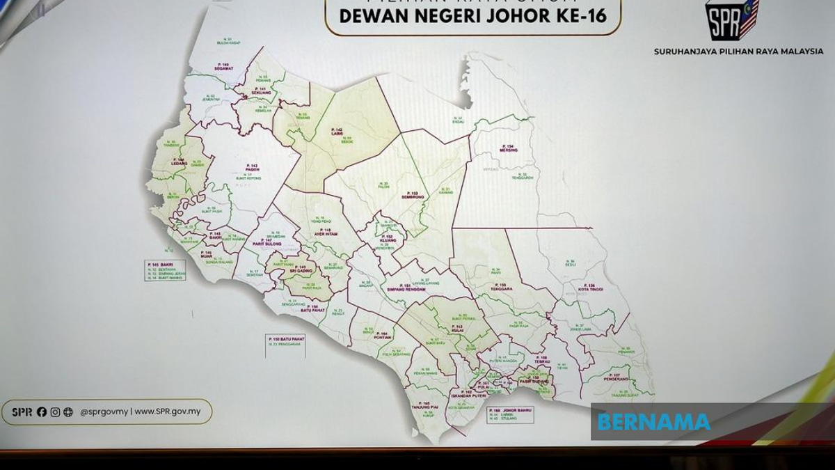 Johor's 16th State Election Kicks Off With Nomination Day as Parties Field Full Slates