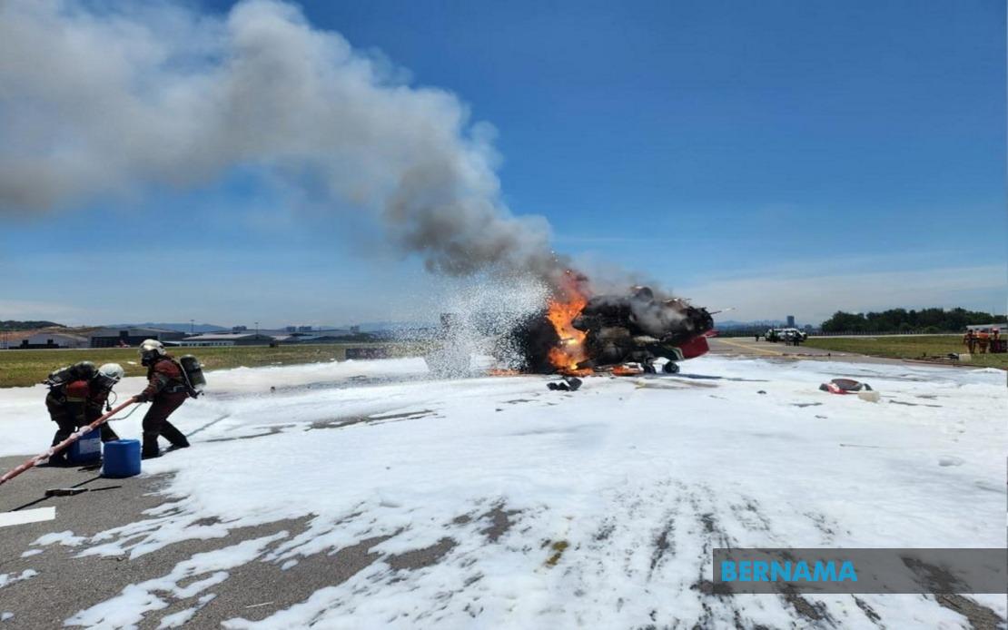 Sultan Abdul Aziz Shah Airport Resumes Operations After Helicopter Engine Fire