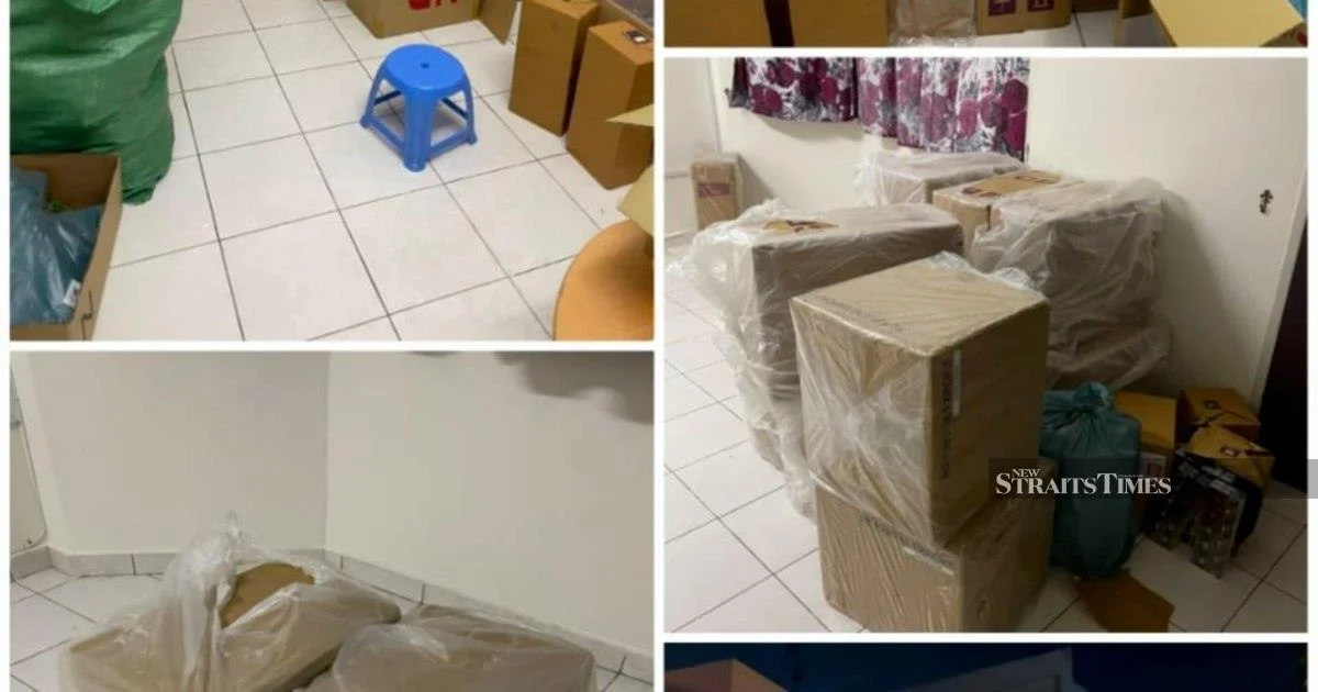 Three Foreigners Held After Police Seize Nearly RM770,000 Worth of Smuggled Cigarettes in Johor Baru